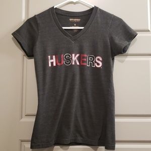Nebraska Cornhusker V-Neck Tee